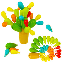 Load image into Gallery viewer, toys for Early Education Wooden Balancing Cactus Toy Removable Building Blocks for Baby Kids Developmental Intelligence Toy