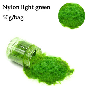 Grass Powder Turf flocking nylon Toy Model Construction Train Material ixed six color / Monochrome Diorama Sand Table