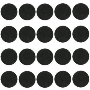 20 x 60mm bases For games plastic black bases