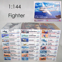 Load image into Gallery viewer, 1: 144 Fighter Military Plastic Assembly Aircraft Model 25 Kinds to Choose