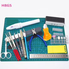 Load image into Gallery viewer, Hobby Modelling Tools Set Model DIY Accessories Cutting Mat Self Healing Grinding Machine Polishing Tools Kit For Gundam